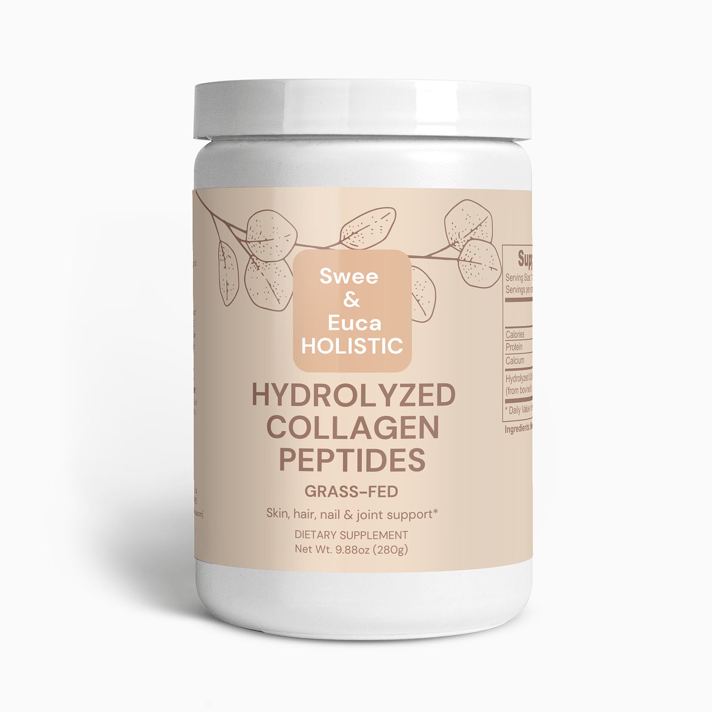 Swee + Euca HOLISTIC Hydrolyzed Collagen Peptides Grass-Fed Bovine peptide