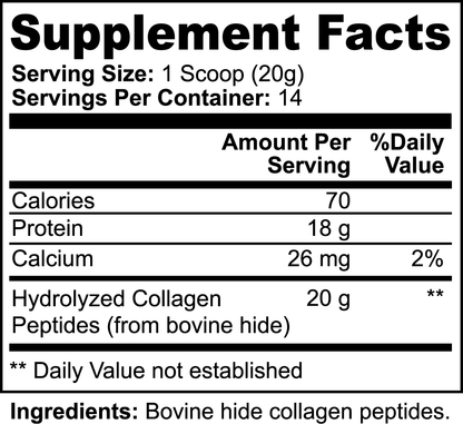 Swee + Euca HOLISTIC Hydrolyzed Collagen Peptides Grass-Fed Bovine peptide